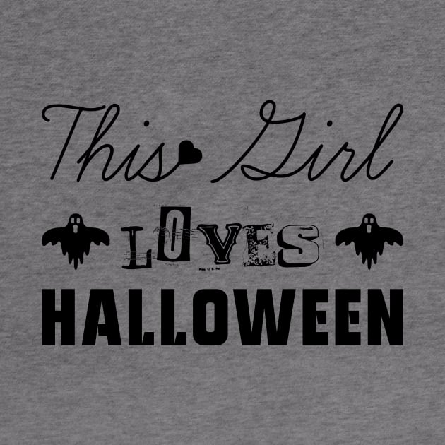 This girl loves halloween by CHARMTEES